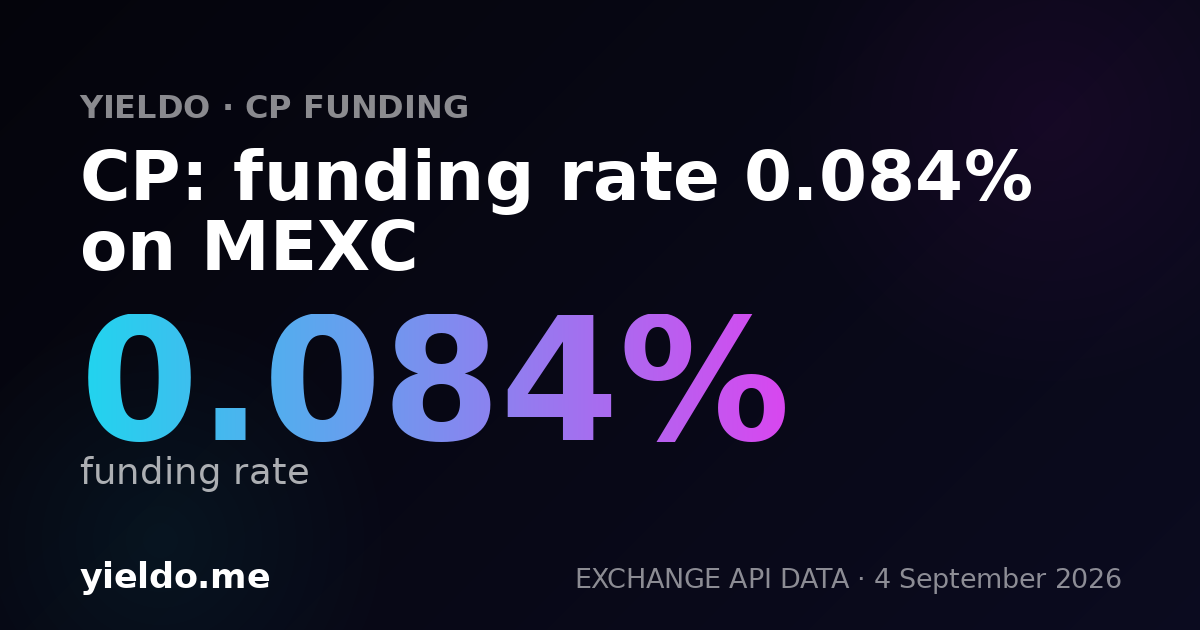 CP: funding rate 0.210% on Bybit
