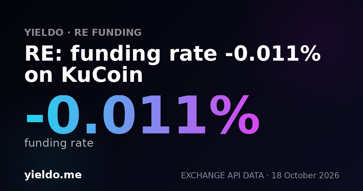 RE: funding rate -0.011% on Gate.io