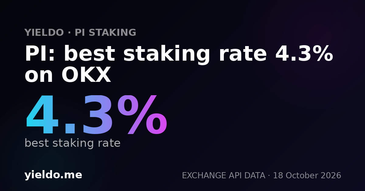 PI: best staking rate 4.1% on OKX