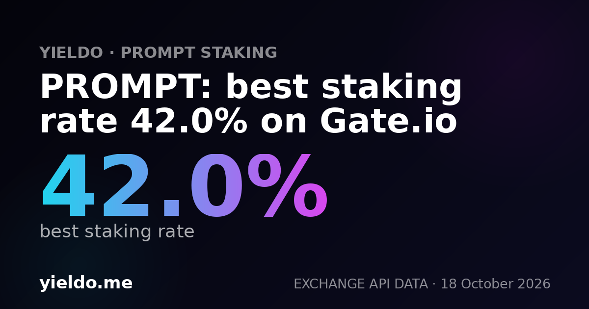PROMPT: best staking rate 1.0% on Bitget